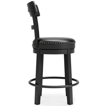 VICKIE BLACK 24" BARSTOOL