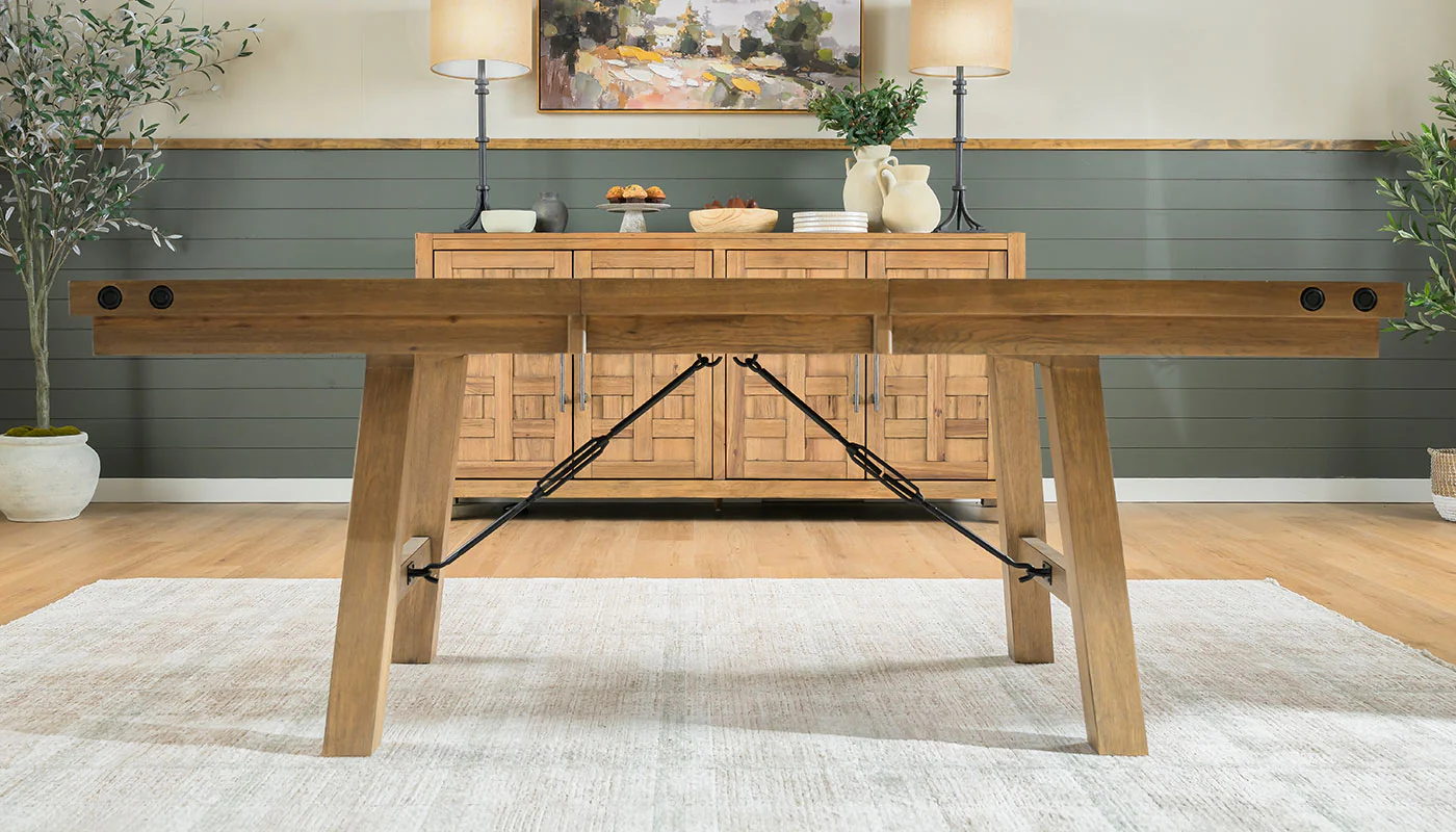 Dixie Light Hickory 5pc Dining Set