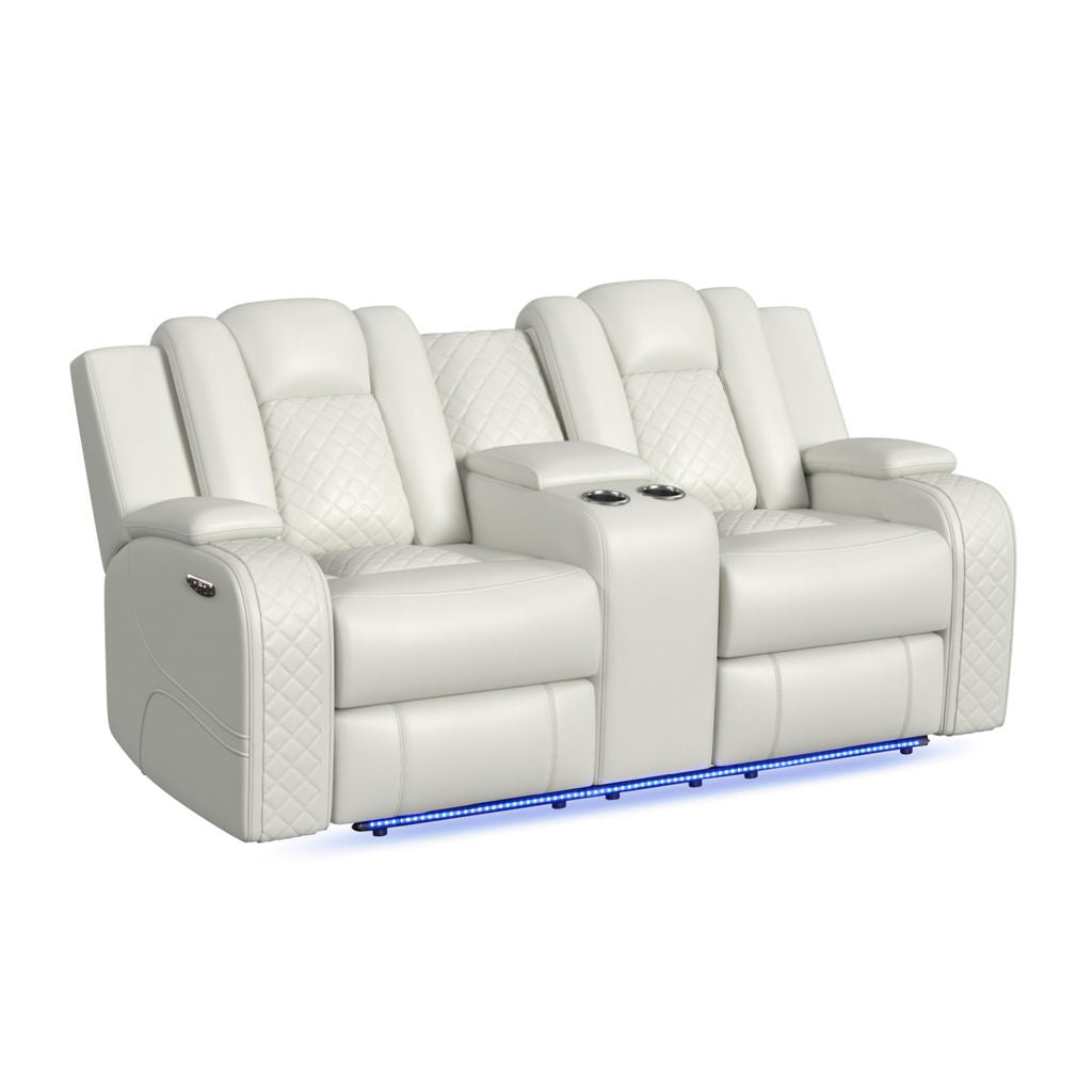 CARLY PEBBLE OYSTER LOVESEAT