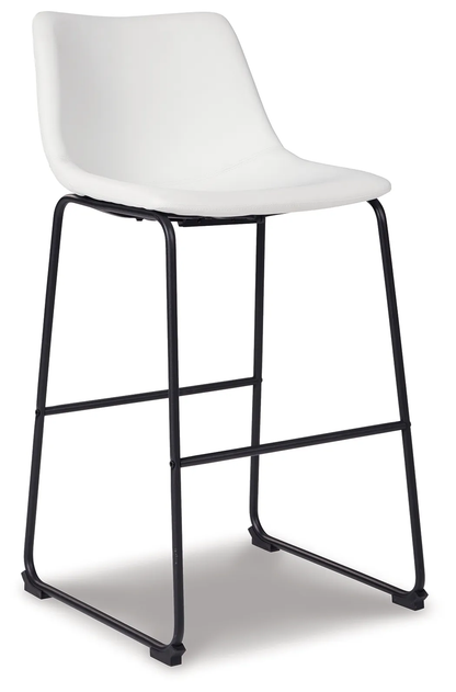 CAYSEN WHITE UPH BARSTOOLS 30"