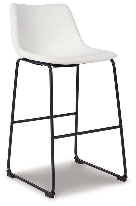 CAYSEN WHITE UPH BARSTOOLS 30"