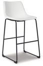 CAYSEN WHITE UPH BARSTOOLS 30"