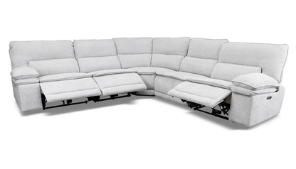 Braxton Light Grey 6pc. Sectional