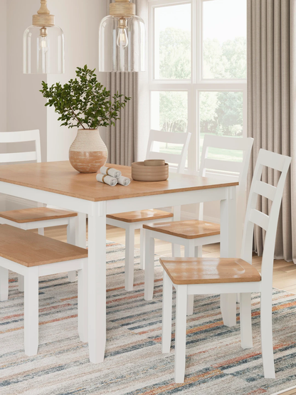 GAVIN 6PC DINING ROOM TABLE SET NW