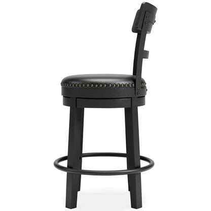 VICKIE BLACK 24" BARSTOOL