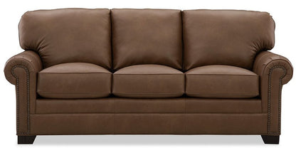 MARSALA LEATHER SOFA