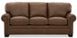 MARSALA LEATHER SOFA