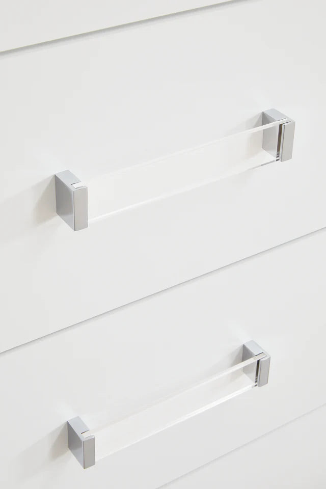 MALIA TWO DRAWER NIGHTSTAND WHITE