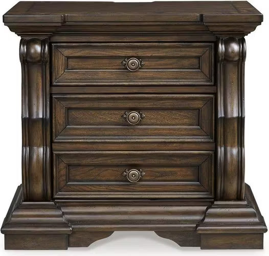 MILEY THREE DRAWER NIGHTSTAND