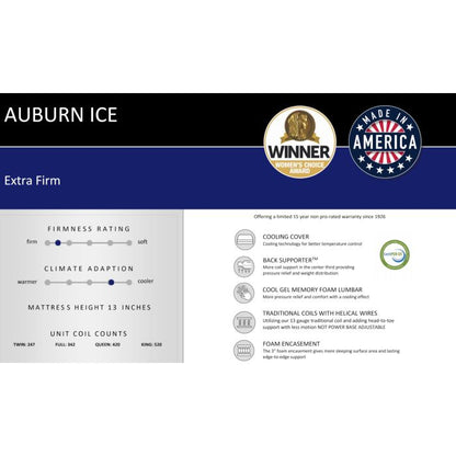 SA AUBURN ICE SUP KING EXTRA FIRM