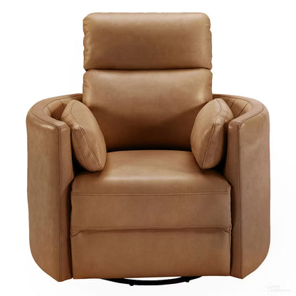 RIVER VINTAGE CARAMEL BARREL CHAIR