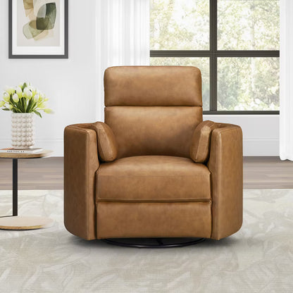 RIVER VINTAGE CARAMEL BARREL CHAIR