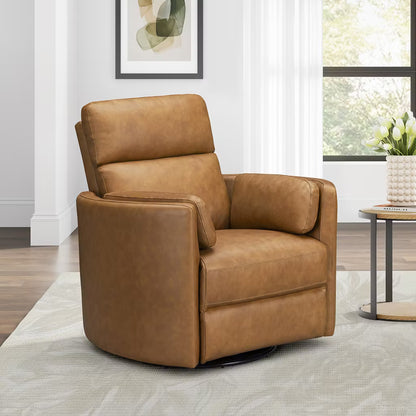 RIVER VINTAGE CARAMEL BARREL CHAIR
