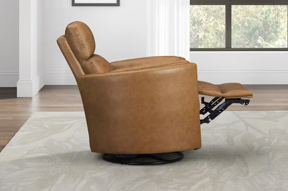 RIVER VINTAGE CARAMEL BARREL CHAIR