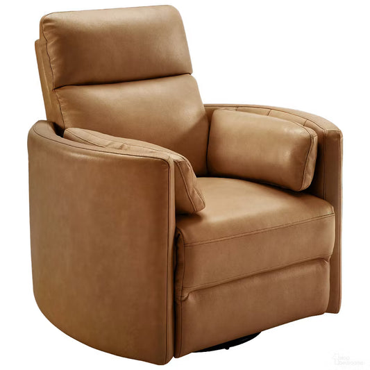RIVER VINTAGE CARAMEL BARREL CHAIR