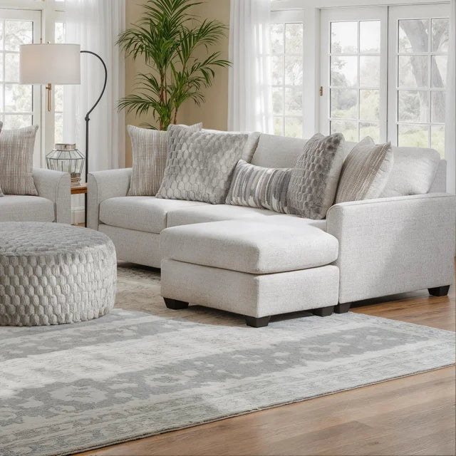 IVORY SOFA CHAISE IRVING CREAM