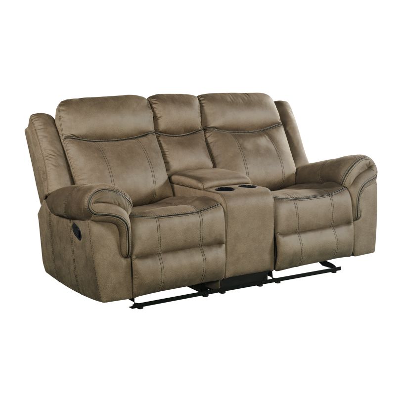 SERENA BROWN CONSOLE LOVESEAT