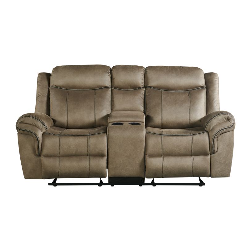 SERENA BROWN CONSOLE LOVESEAT