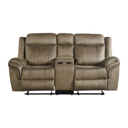 SERENA BROWN CONSOLE LOVESEAT