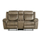 SERENA BROWN CONSOLE LOVESEAT