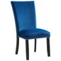 FRANNY COUNTER SIDE CHAIR BLUE VELV